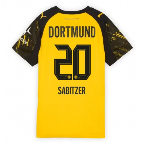 Billige Fotballdrakt Borussia Dortmund Marcel Sabitzer #20 Replika Hjemmedrakt Dame 2025-26 Kortermet Billige Fotballdrakt Borussia Dortmund Marcel Sabitzer #20 Replika Hjemmedrakt Dame 2025-26 Kortermet